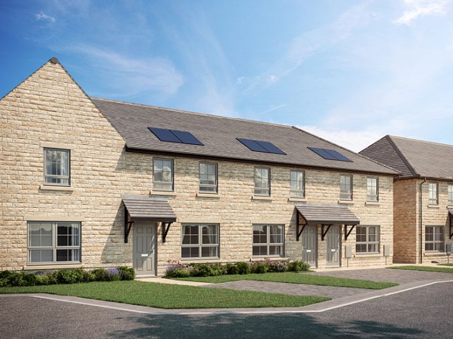 3 bedroom house - artist's impression subject to change. CGI’s are representative of the house type and not necessarily the specified plot as some details including finishes and roof colour may vary.
